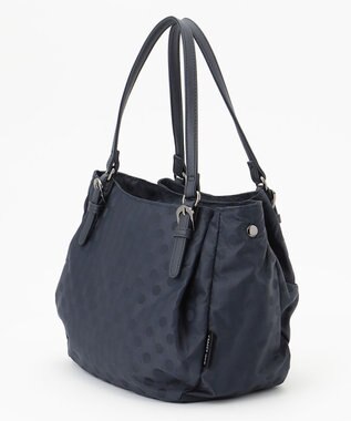 Y'SACCS 【Y’SACCS vous et】ドットジャカード マルチウェイトート Sサイズ ネイビー