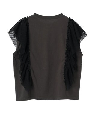 Green Parks ・ＳＵＧＡＲ　ＳＰＯＯＮ　ＴＩＧＥＲｐｔラッフルフレンチＴ Charcoal Gray