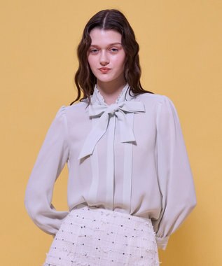 TOCCA PROMISE RIBBON ROSETTE ブラウス