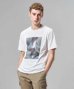 JOSEPH HOMME 【新柄】インプレッションアートＴ　クルーネックTシャツ ダークブラウン系3