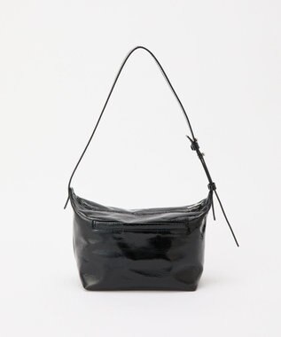 russet エナメルワンショルダーバッグ(CE-1635) Black