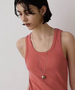 GRACE CONTINENTAL チャンキートップネックレス シルバー