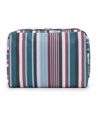 LeSportsac EXTRA LARGE RECTANGULAR COSMETIC/ファンシーストライプ ファンシーストライプ