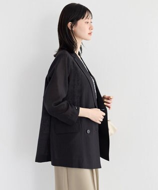YECCA VECCA シアーテーラードジャケット Ivory