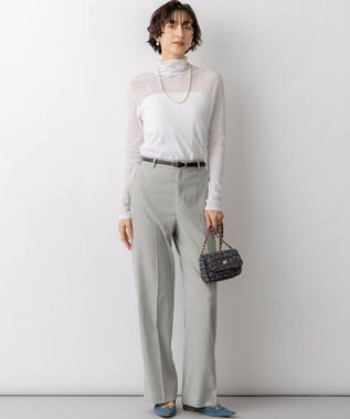 23区 【見上愛さん着用】オーバルバックル ベルト ブラック系