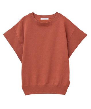 Green Parks 袖フレアフレンチスリーブニットプルオーバー Red