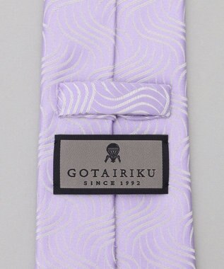 GOTAIRIKU GOTAIRIKU別注【MANTERO/マンテロ】ネクタイ_ウェイブ柄 パープル系8