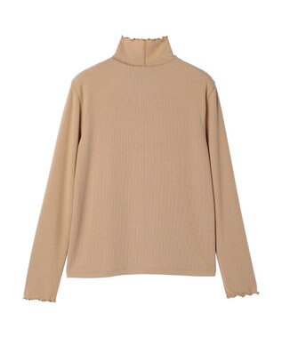 AMERICAN HOLIC 針抜きタートルプルオーバー Camel