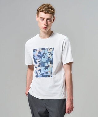JOSEPH HOMME 【新柄】インプレッションアートＴ　クルーネックTシャツ ダルブルー系3