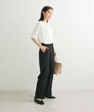 Green Parks ２ｗａｙ　５分袖ブラウソー Dot