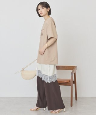 AMERICAN HOLIC COASTLINEA ロゴTシャツ Brown