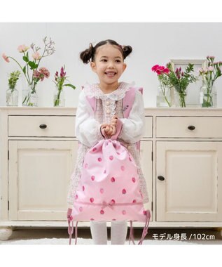 Mother garden マザーガーデン  ユニコーン お着替え巾着リュック 《コットンキャンディ柄》 コットンキャンディ柄