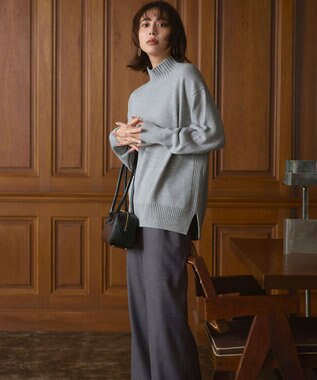 23区 【見上愛さん着用/VERY掲載】ワイド ボストン バッグ ブラック(スムース)