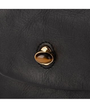 UNBILLION ペルケ perche ジェムストーンヒネリモバイルショルダー ブラック