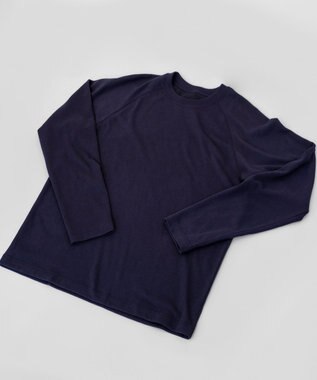 HAAG レゾナバイオ リラックスロングスリーブシャツ ネイビー