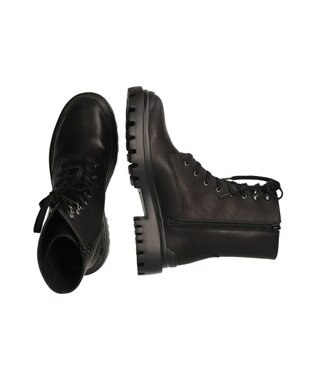 Bridget Birkin 【PARADIS COULEUR】ラウンドトウレースアップショートブーツ ブラック