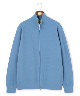 J.PRESS MEN 【KING SIZE】ハイツイストヘリンボン フルジップカーディガン