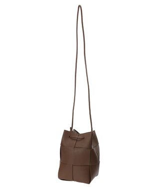 AMERICAN HOLIC 編み込み巾着ショルダーＢＡＧ Brown