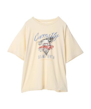 Green Parks ウ゛ィンテージカーロゴチュニック Light Beige