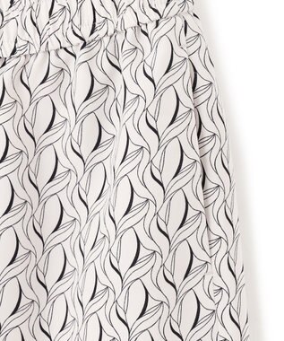 UNFILO プリントイージーパンツ エクリュ