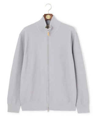 J.PRESS MEN 【KING SIZE】ハイツイストヘリンボン フルジップカーディガン