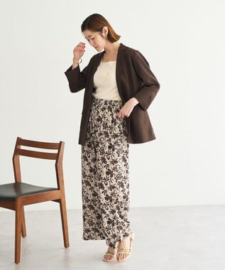 YECCA VECCA 2wayスクエアノースリーブニット Ivory