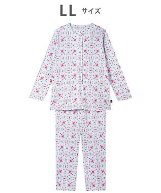 WACOAL パジャマ 長袖 長ズボン 綿100%(本体) 天竺素材 ミントン レディース NDX563 /ワコール