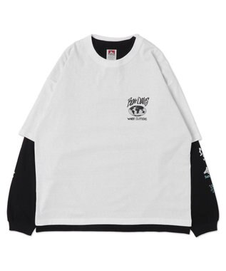 WEGO 【ユニセックス着用ITEM】別注BENDAVISアンサンブルグラフィックT ホワイト