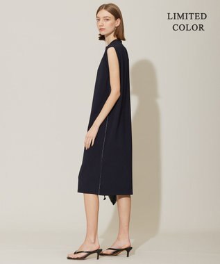 ICB L 【WEB限定カラーあり・接触冷感・UVケア・洗える】 シンセティックハイゲージ ワンピース ネイビー系［WEB限定］
