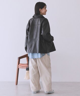 AMERICAN HOLIC コーデュロイワイドパンツ Ivory