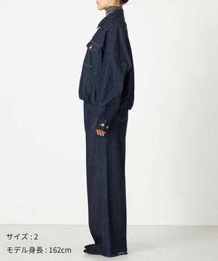 NAVE 【ReNAVE・洗える/中綿】ライトデニム ブルゾン ネイビー系