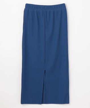 ANY L テレコナロースカート ブルー