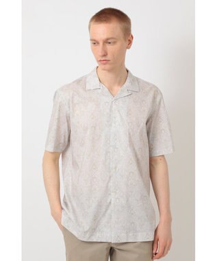 DAKS リバティプリント オープンカラーシャツ