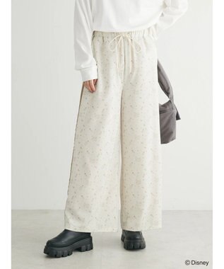 Green Parks ＦＡＮＴＡＳＩＡ／サイドライン柄パンツ Ivory