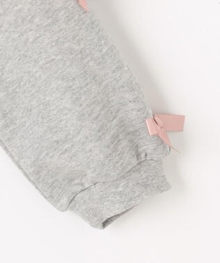 ANY KIDS 袖リボン トレーナー グレー