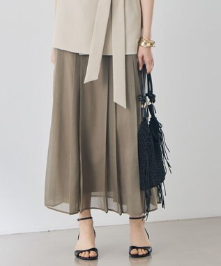 自由区 S 【カタログ掲載】オーガンジープリーツ スカート