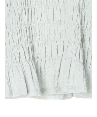 earth music&ecology ポコポコシャーリングトップス Light Green