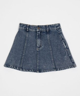 WEGO デニムフレアミニスカート