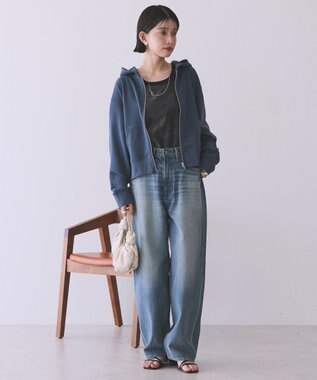 AMERICAN HOLIC スウェットZIPパーカー Dark Gray