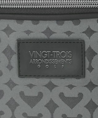 23区GOLF 【UNISEX】モノグラムライトキャディバッグ　ベテランゴルファーにもおすすめなモダンデザイン ブラック系5