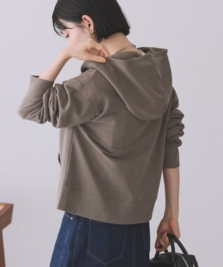 AMERICAN HOLIC スウェットZIPパーカー Gray Beige