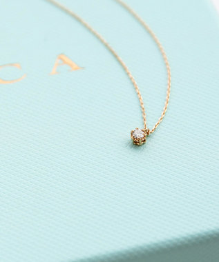 WEB限定】FLORA K18 DIAMOND NECKLACE ネックレス / TOCCA