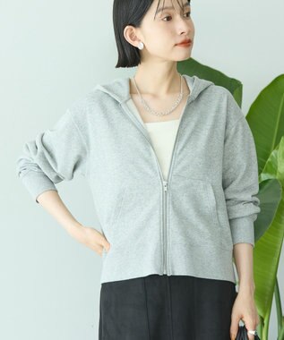 AMERICAN HOLIC スウェットZIPパーカー Gray Mixture