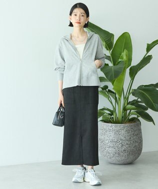 AMERICAN HOLIC スウェットZIPパーカー Gray Mixture