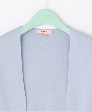 TOCCA 【洗える！&UV CUT】TREFOIL ボレロ スカイブルー系