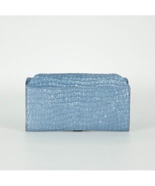 PELLE BORSA ギャルソンウォレット Rainbow Croco レインボークロコ 6101 サックス