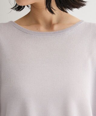 Green Parks 七分袖機能ニットプルオーバー Gray