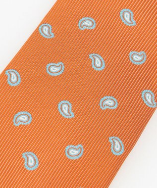 J.PRESS MEN 【VINTAGE JACQUARD COLLECTION】ペイズリー柄 ネクタイ オレンジ系8