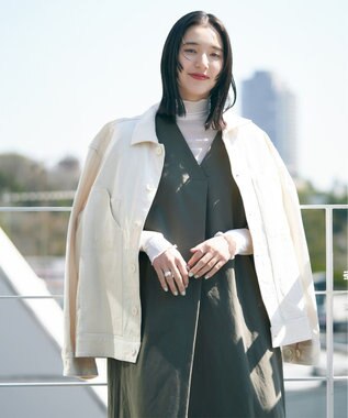 WHITE MAILS 【UNISEX】COTTON PAPER デニムジャケット