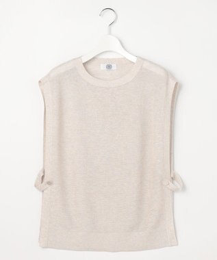J.PRESS LADIES Vis/Pe スパーク ニット ベスト ナチュラル系